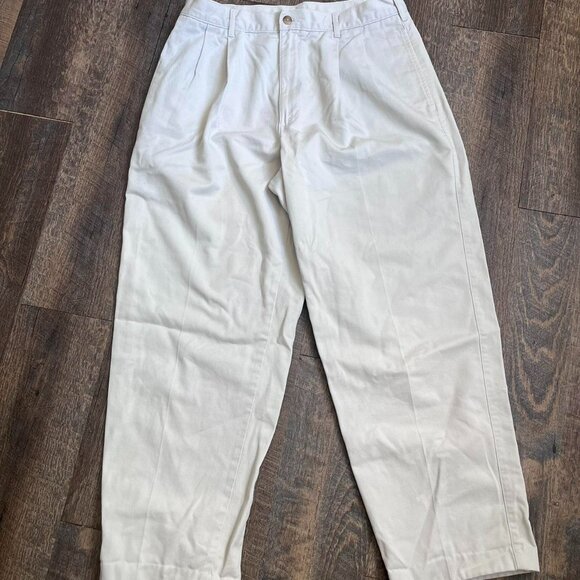 Tan/Cream Trousers by Izod - Picture 1 of 7